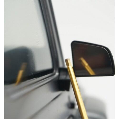 For 1/10 Traxxas TRX-6 G63 6x6 Crawler Climbing Model Car 1 Pair Replacement Simulated Reflective View Glass