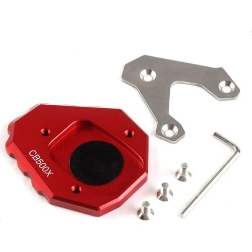 For HONDA CB500X 2019 2020 2021 Motorcycle Kickstand Sidestand Extension Enlarger Pad Foot Side Kick Stand Bracket Support Part