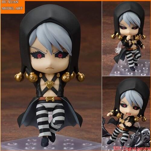 JoJos Bizarre Adventure Risotto Nero Q version figma PVC Action Figure Anime Figure Model Toys Figure Collection Doll Gift