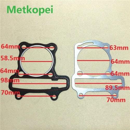 Motorcycle GY6-150 cylinder block gasket for 150cc GY6 150 157QMJ 1P57QMJ engine seal spare parts