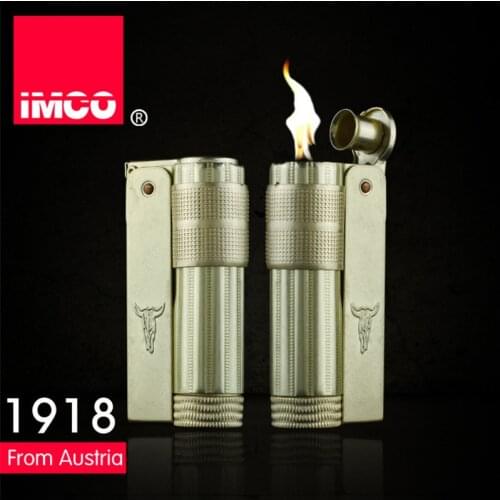 Classical Genuine IMCO Petrol Lighter General Lighter Original Copper Oil Gasoline Cigarette Gas Lighter Cigar Fire Pure Copper