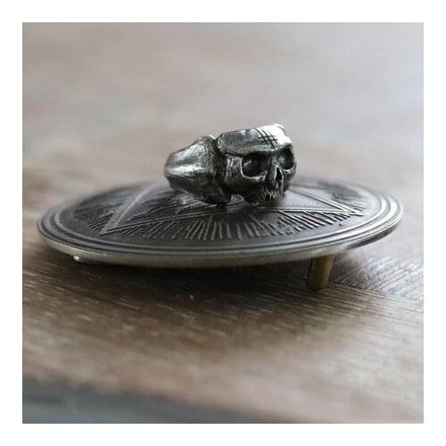 Classic Retro Mens Ring Punk Style Egyptian Pharaoh Mask Skull Male Ring Accessories Jewelry For Male Party Boyfriend Gift