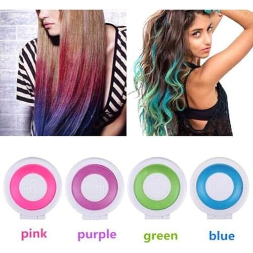 DIY Hair Wash Out Party Hair Dye Color Powder Chalk Women Temporary