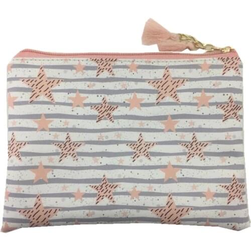 M380 2018 New Fashion Cloth Bag For Women Cartoon Five-pointed Star Unicorn Elephants Pineapples Print Hand Bag Gift Wholesale