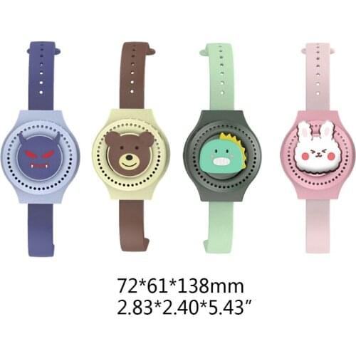 Hand-free USB Fan Turbofan for Children Safe Quiet 3-Wind Speed USB Rechargeable Mini Wrist Wearable Fan for Kids