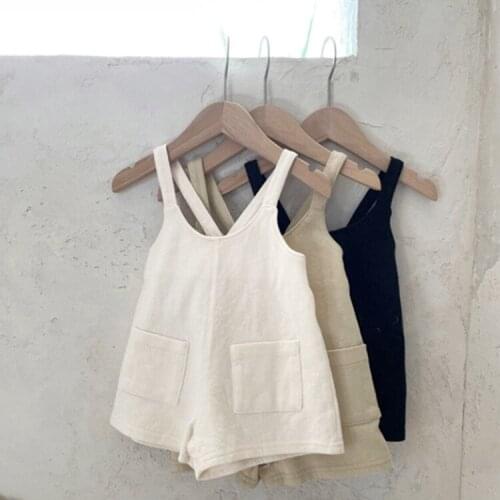 Boys and girls fashion western style loose and comfortable solid color casual shorts with shorts