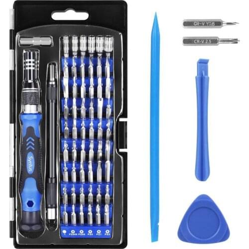 63 in 1 Precision Screwdriver Set with 56 Bit Magnetic Screwdriver Kit Professional Electronics Repair Tool Kit for Xbox one
