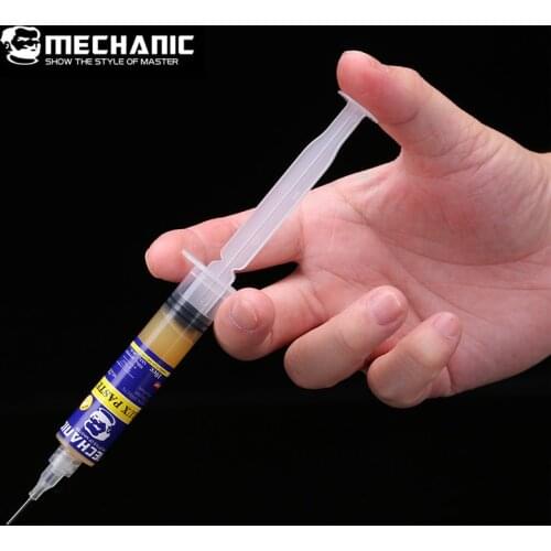 MECHANIC Liquid/paste soldering flux for iPhone cpu nada BGA demolition special solder paste [10cc] + Needle