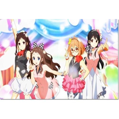 Beyond The Boundary Poster Cloth Silk Poster Home Decoration Art Fabric Poster Print 20x30cm,27x40cm.30x45cm