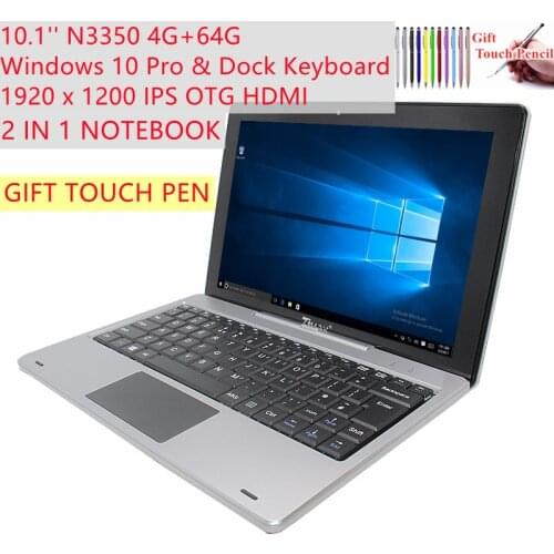 10.1” LCD Screen Tablet PC With Pin Docking Keyboard Dual Cameras 4GB+64GB Windows 10 Tablets Support Wifi Bluetooth-compatible