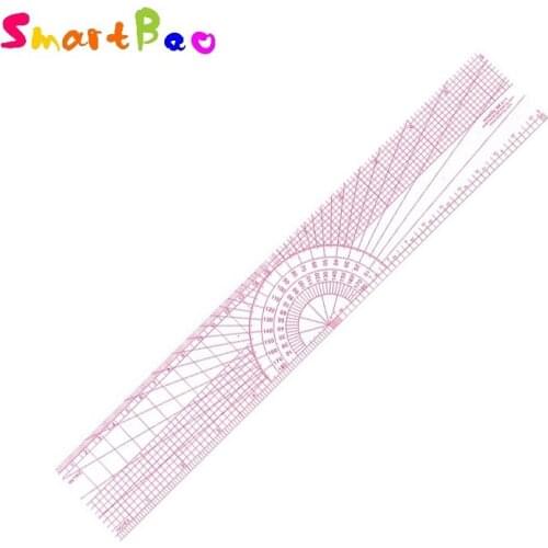 Plastic Garment Ruler with Inch & Metric Graduations Metric and Imperial Standard System Two in One Tailor Measure Ruler