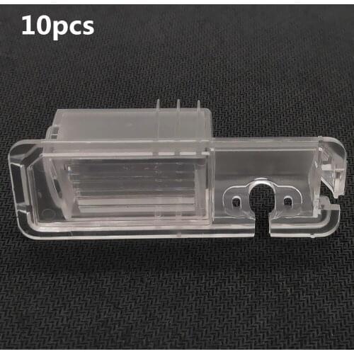 YIFOUM 10pc Car Rear View Camera Bracket License Plate Lights for Volkswagen Magotan Bora Beetle Cross polo Golf CC Wild Emperor