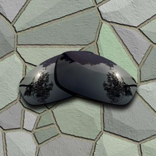 Grey Black Sunglasses Polarized Replacement Lenses for Oakley Split Jacket