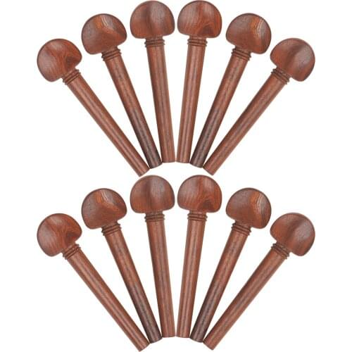 OUD Pegs Mahogany Pegs with Persian Eye Pegs Set for Oud 12pcs String instrument accessories