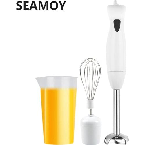 Seamoy Hand Blender 4 in 1 Portable immersion Blender for Kitchen Food Processor stick with Chopper Whisk Electric Juicer Mixer