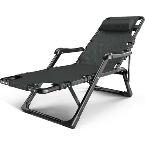 Folding recliner massage home beach portable balcony leisure chair bed back lazy sofa