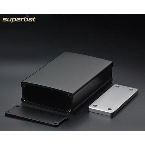Superbat 2.61"1.08"3.94" Aluminum Headphone Amplifier Case DAC Enclosure 66.2*27.5*100mm with Panel Screw for Electronic Case