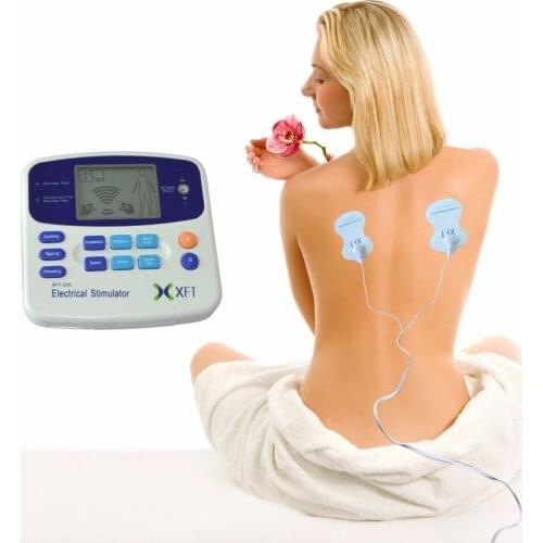 XFT-320 Electrical Stimulator Tens Massager Unit Dual Channel Body Relax Muscle Stimulator Back Knee Pain Relief Device