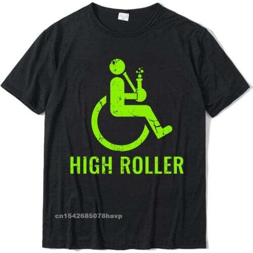 Funny Handicap Shirt Disabled Amputee Humor Wheelchair Tshirts Homme T Shirt High Quality Camisa Cotton Men Top T-Shirts Casual