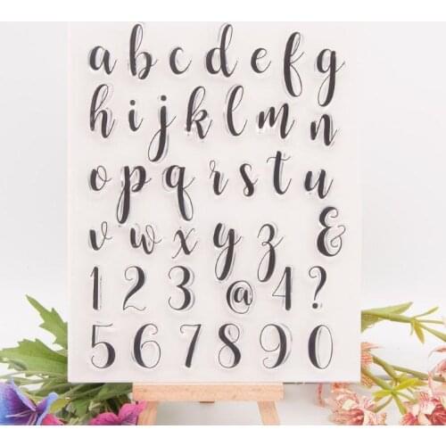 1pc New Silicone Letter Biscuit Stamper DIY English Alphabet Letter Pattern Decor Stamp Cake Biscuit Mold Cake Baking Decorating