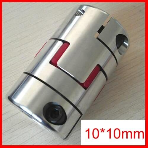 10pcs/lot 10mm to 10mm Spider Shaft Coupling 10x10mm Jaw Flexible Coupling Plum Coupler Diameter 30mm Length 40mm (D30 L40)
