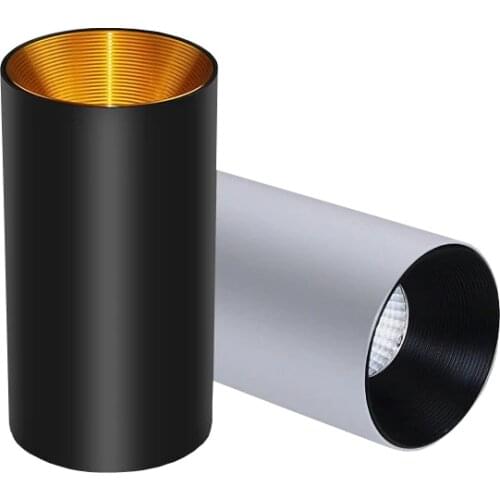 Anti glare LED Downlights 5W 10W 15W 20W Surface Mounted COB LED Ceiling Spot Lights AC110-220V LED Lamp Indoor Lighting