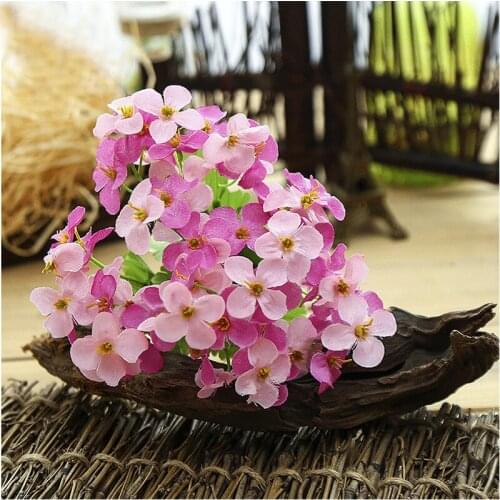 30cm Immortal Flower Bouquet Peony Artificial Flowers Branch Bride Wedding Home Party Room Decoration Fake Plant Hydrangea bunch