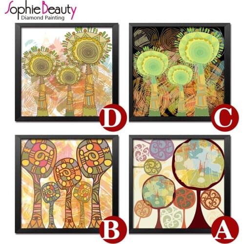 Diy diamond painting cross stitch flower tree handcraft beaded embroidery beaded beauty arts crafts sewing needlework mosaic kit