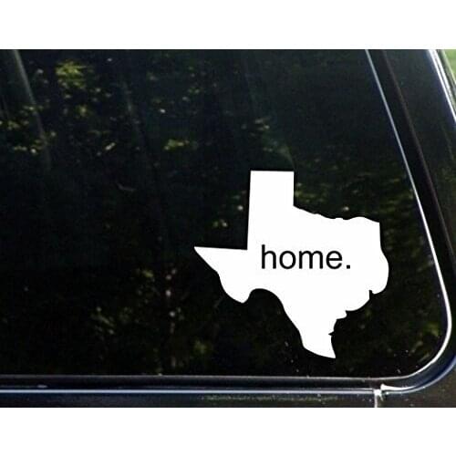 Home In Texas Vinyl Die Cut Decal Bumper Sticker For Windows, Laptops 15cm
