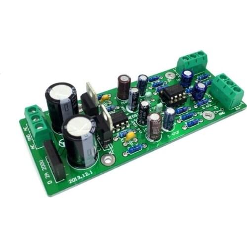 AC dual 12V-15V NE5532 Servo power supply Preamp tone board With rectifier filter regulator circuit