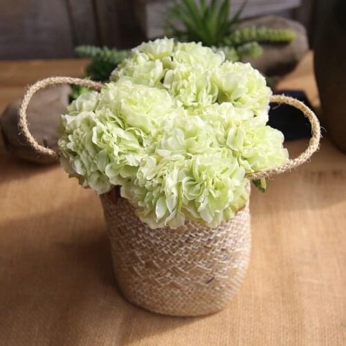 CHUXIN Artificial peony bouquet wedding decoration flower 5 head peony fake flowers home decoration silk hydrangea Table flower