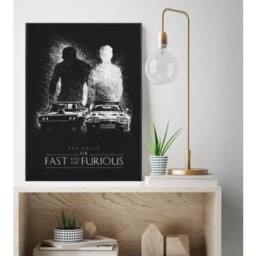 Black and White Classic Movie Poster Canvas Painting Wall Art Nordic Posters and Prints Wall Pictures for Living Room Decoration