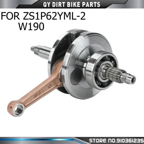 Motorcycles Crankshaft For ZongShen 190cc Z190 W190 1P62YML-2 Electric Starter Engine Dirt Pit Bike Atv Quad Parts