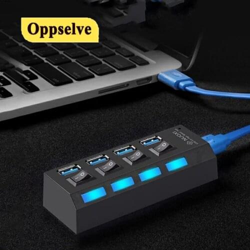 7 Ports USB Hub 3.0 Multi USB 3.0 Hub USB Splitter High Speed 2.0 Hab All In One USB Hub Extender For PC Computer Accessories
