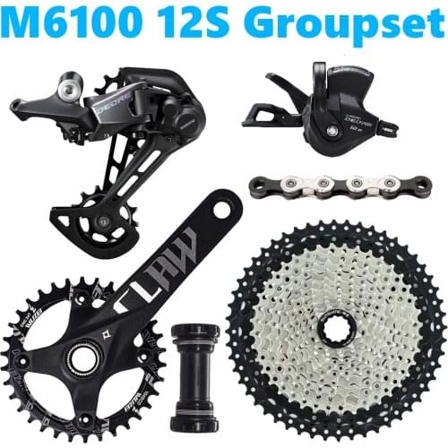 M6100 12 Speed MTB 12s Groupset SL-M6100/RD-M6100 Derailleurs 170/175x11-50/52t kmc x12 chain