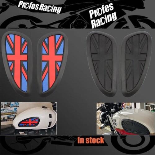 Motorcycle Sticker Anti slip Fuel Tank Pad Retro Cafe Racer Gas Fuel tank Rubber Sticker Protector Sheath Sheath Knee Tank pad