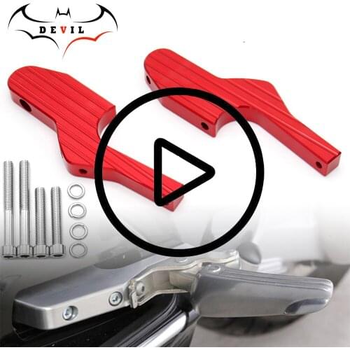 New Passenger Foot Peg Extensions Extended Footpegs for Vespa GT GTS GTV 60 125 200 250 300 300ie Vespa Motorcycle Accessories