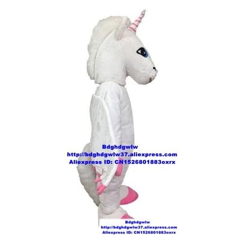 Single Angle Flying Horse DOO JOYUNICORN UNIMON Ainkhuern Unicorn Mascot Costume Character Sports Events Festival Gift zx157