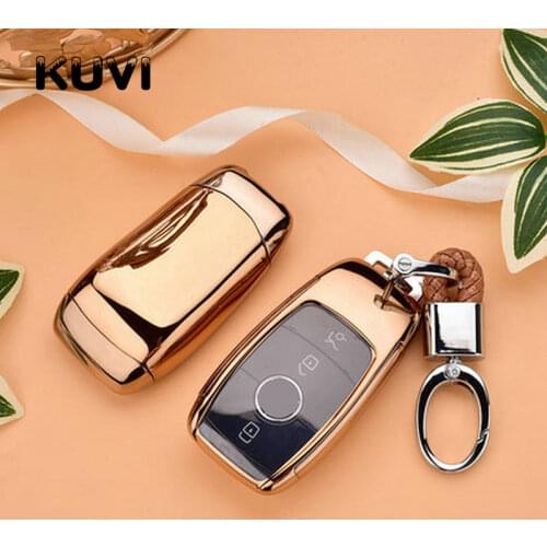 Hight quality Tpu Car Key Cover Case Shell Bag Protective Key Ring For Mercedes Benz 2017 E Class W213 2018 S class Accessories