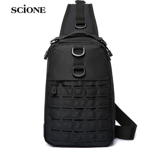 Outdoor Military Tactical Bag Waterproof Sports Camping Hiking Climbing Backpack Travel Trekking Single Shoulder Bags X338A