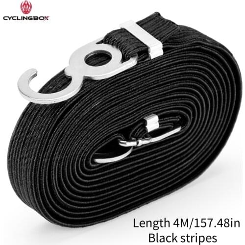 CyclingBOX Bicycle Luggage Rope Black Elastic Fixed Belt MTB Tether riding Road Bike Accessories Back Seat Fixed Rope 1-4M
