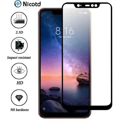 2Pcs Full Cover Tempered Glass for Redmi Note 6 Pro 5 7 8 8T Screen Protector For Redmi 5 5 Plus 6 6A 7 7A 8 8A Protective Film