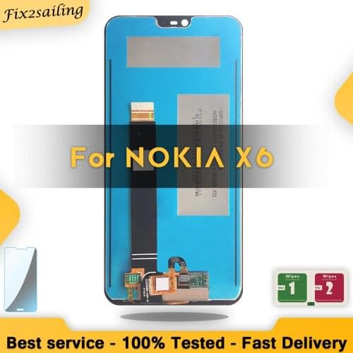 5.8" For Nokia X6 TA-1099/1116/1103/1083 LCD Display Touch Screen LCD Digitizer Assembly Replacement Parts