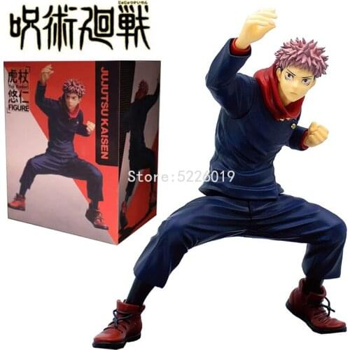 19cm Anime Jujutsu Kaisen Itadori Yuji Figure Gojo Satoru Action Figure Fushiguro Megumi Kugisaki Nobara Figurine Model Doll Toy