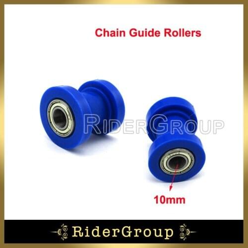 2x Chain Roller 10mm Pulley Tensioner For CRF50 XR50 KLX SSR Pit Dirt Bike 110cc 125cc 150cc ATV Quad Chinese