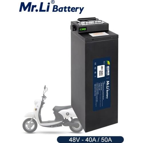 48V 40Ah 48V 50Ah Lithium-ion Rechargeable Battery Pack With Waterproof Metal Case For 1920W 2400W Motor E-bike Scooter Battery