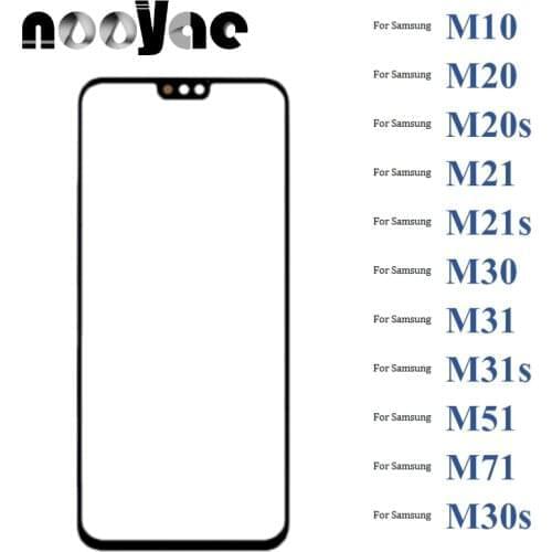 Black Digitizer LCD Sensor Glass Panel For Samsung Galaxy M10 M10s M20 M20s M21 M21s M30 M30s Touch Screen Glass lens 5pcs/lot
