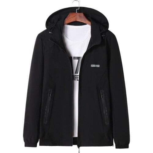 Plus size 8XL 7XL 6XL 5XL softshell waterproof jacket coat men brand-clothing hooded black casual spring coat male windbreaker