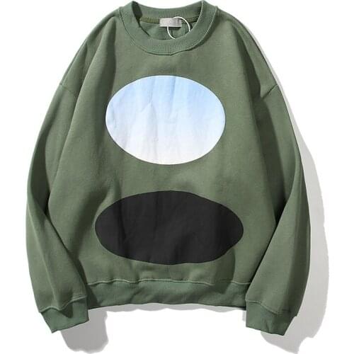 Kanye West JESUS IS KING Fleece Sweatshirt Kendell O Neck Loose Hoodu Stranger Things Oversize Streetwear Couple Hoodies