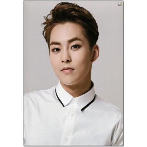 Custom Hot Sale KPOP EXO XIUMIN Poster Home Decoration Fashion Canvas Material Wall Poster 20x30cm,27x40cm,30x45cm
